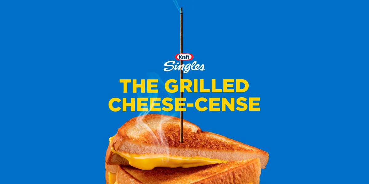 Kraft offers incense to make your home smell like grilled cheese